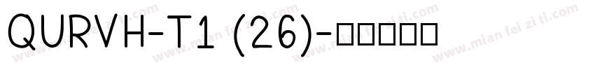 QURVH-T1 (26)字体转换